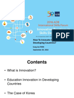 PARK Keynote Address Education and Innovation 16Sept