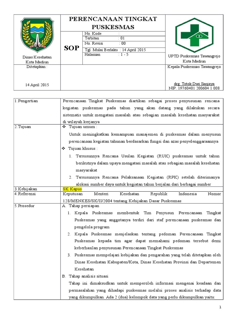 SOP PTP
