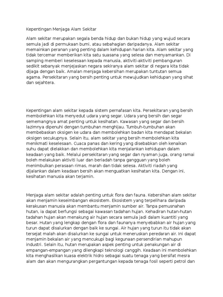 3 Contoh Karangan Pdf