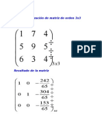 Matriz de Orden 3x3