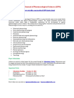 International Journal of Pharmacological Sciences (IJPS)  
