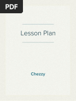 My Lesson Plan (Teach English Now! - Part 4) - Soleha Nur Azizah (Princess Chezzy)