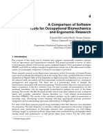 A Comparison of Software Tools For Occupational Biomechanics and Ergonomic Research