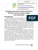 Morphing Switched-Capacitor Step-Down DC–DC Converters With Variable Conversion Ratio