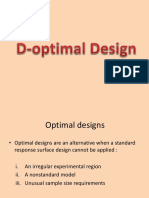 D Optimal Slides