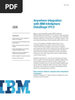 Anywhere Integration With Ibm Infosphere Datastage V11.3: Highlights