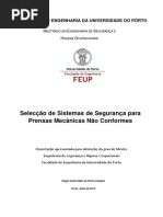 Dissertação Sobre Segurança Em Prensas Mecânicas