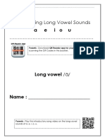 Long Vowel A Sound