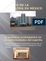 Historia de La Psiquiatría en México