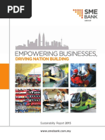 SME Bank 2015 Sustainability Report