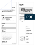 KLP-1000 Manual y Codificacion