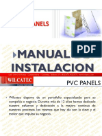 PVC Panels WILCATEC Manual de Instalacion