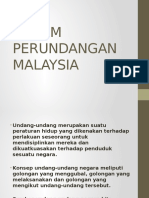 Sistem Perundangan Malaysia Slide