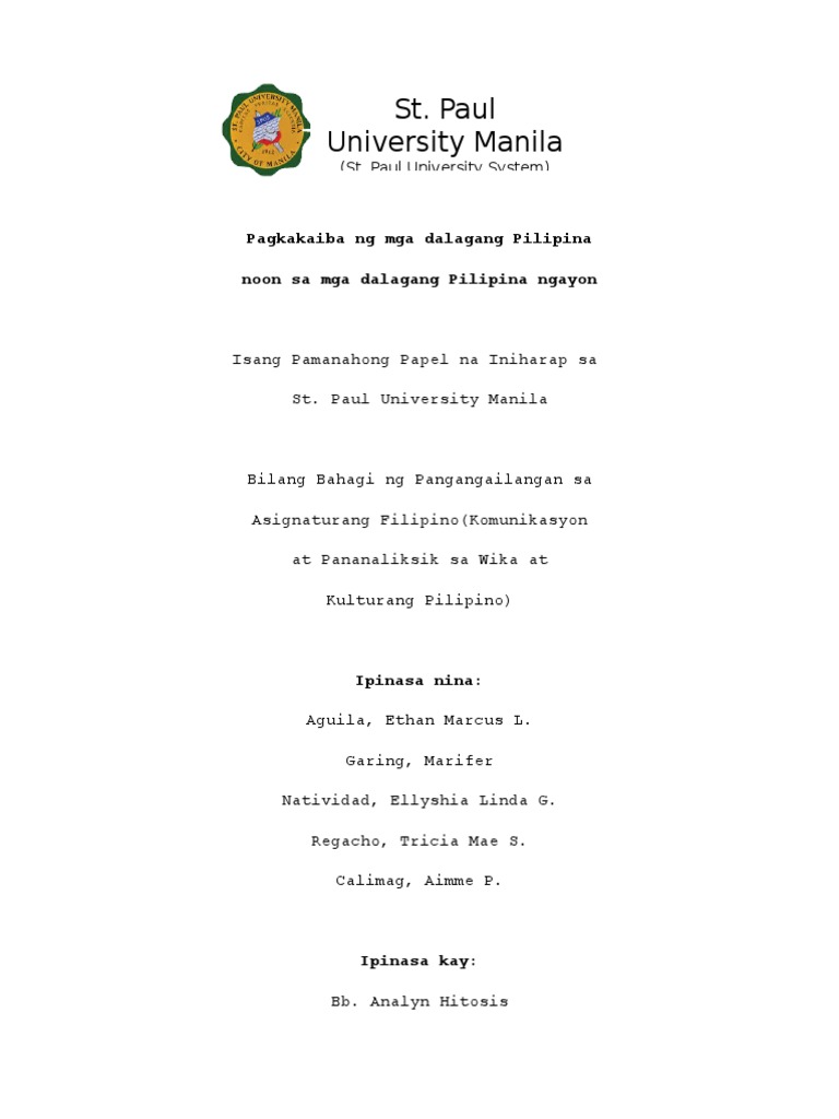 Pananaliksik Sa Filipino  PDF