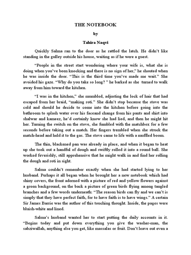 The Notebook | PDF | Foods | Nature