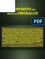 Proposito Del Mensaje Prosalud