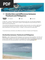 Download Similarities and Differences Between Thailand and Philippines by KarogelRamiterre SN325356690 doc pdf