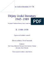 Dějiny České Literatury 1948-1958