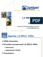 Juniper l2 Mpls VPN