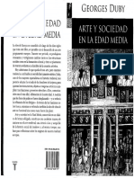Arte y Sociedad en La Edd Media Georges Duby PDF