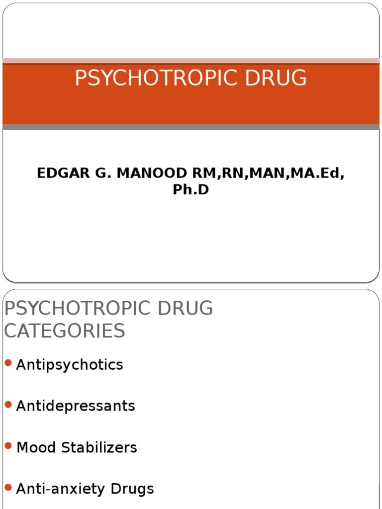 Classification of Antipsychotic Drugs | PDF | Antipsychotic | Clozapine
