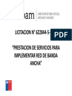 Licitacion Red Metropolitana Banda Ancha Dibam