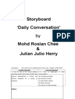 Storyboard Daily Conversation': Content Standard Learning Standard