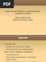 Open Source Software in Medicine and Its Cultivation in Japan #MOSC2010