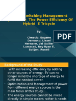 Power Switching Management System For The Power Efficiency of Hybrid E Tricycle