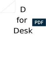 D For Desk