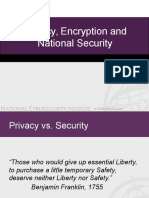 Privacy V Security