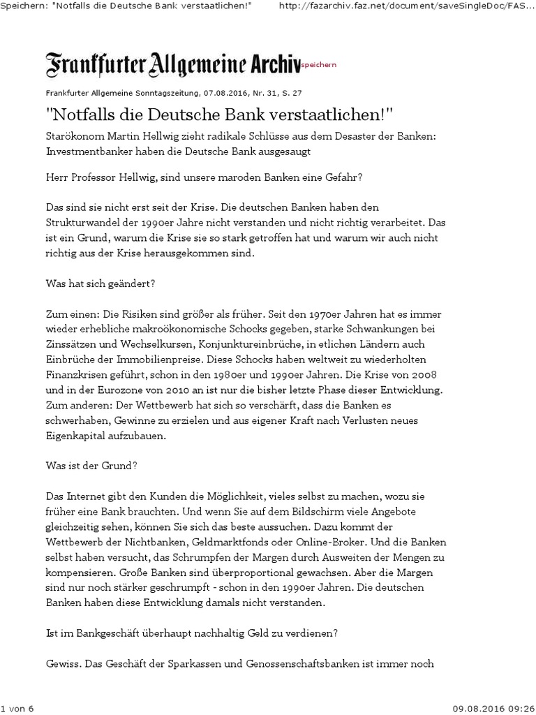 Investmentbanken Und Die Allgemeine Bank German Edition Full