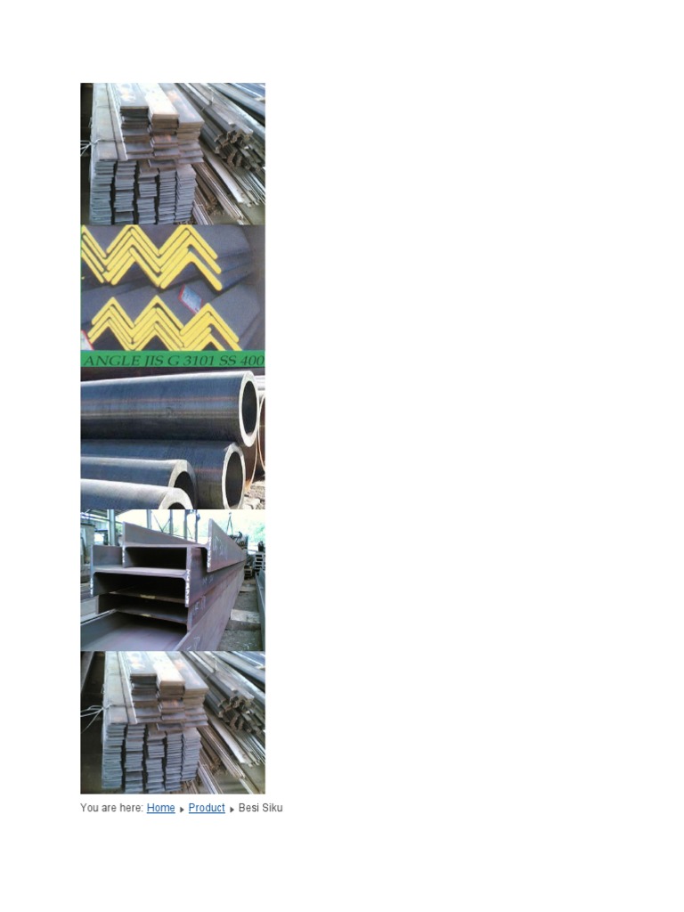 Besi Siku and Angle Bar Specifications | PDF | Home & Garden | Lifestyle