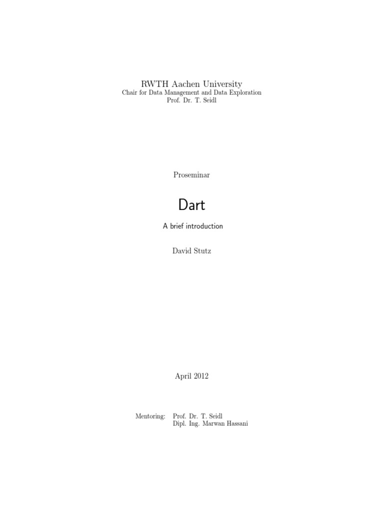 Introduction to Dart for Web Development | PDF | Java Script | J Query