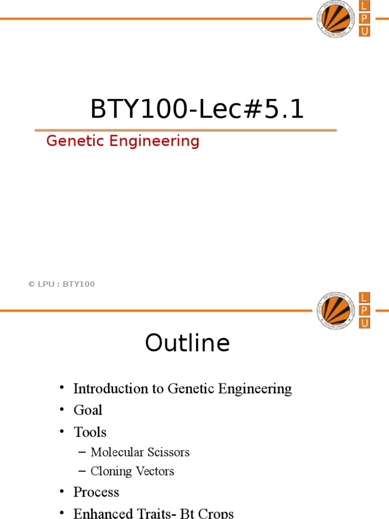 genetic engineering books free download pdf