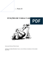 Funções de várias variáveis e derivadas parciais