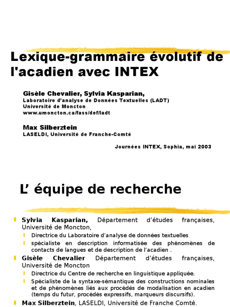 Français Acadien - Chiac | PDF | Nouveau-Brunswick | Acadiens