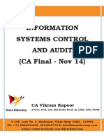 Information Systems Control and Audit (CA Final - Nov 14)