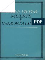 Muerte e Inmortalidad, Josef Pieper
