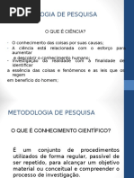 Metodologia de Pesquisa Pos Graduacao