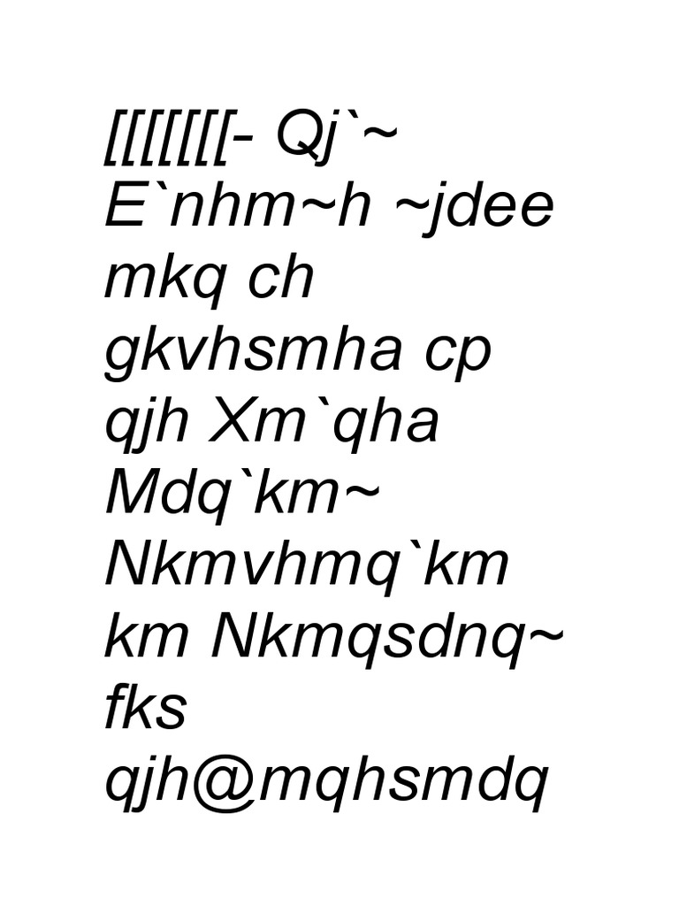 Encrypted Text Analysis | PDF