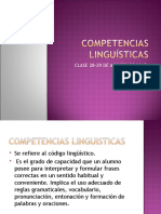 Clase 28-29 de agosto de 2015. Habilidades lingüísticas: hablar, escuchar, leer, escribir