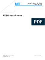 Shure LX WIreless Us - Pro - LX - Wireless - en - Ug PDF