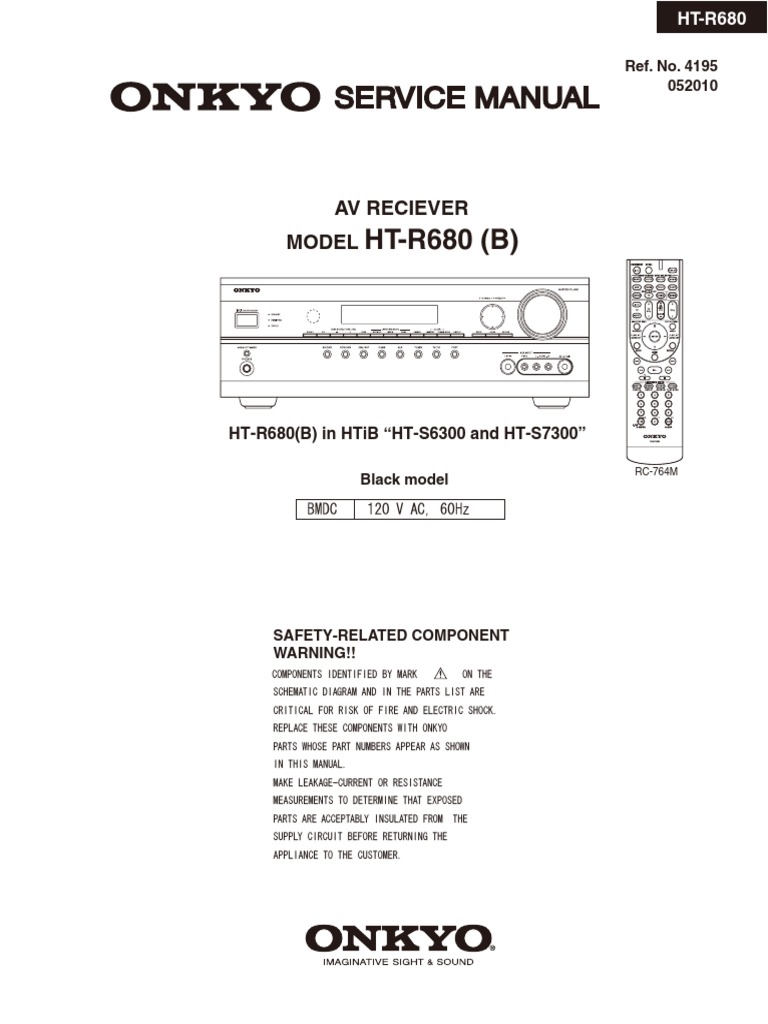 Onkyo Htr680 Receiver Download Free PDF Hdmi Microsoft Windows