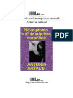 Antonin Artaud - Heliogabalo o El Anarquista Coronado