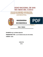 Tarea de Ing Tarea de Ing Economica