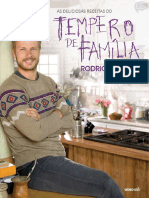 As Deliciosas Receitas Do Tempero de Família - Rodrigo Hilbert