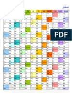 Calendar Landscape in Color