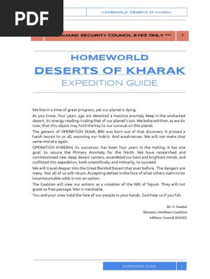 Deserts Of Kharak Expedition Guide Download