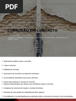 Corrosão Em Concreto